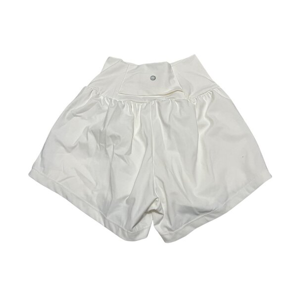 Halara Yoga Shorts Super High Waisted Sz Small Womens White Pockets - Picture 7 of 10